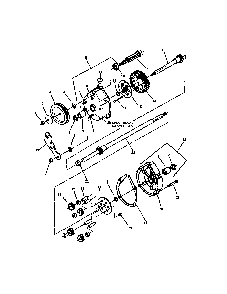 Transmission (differential) Diagram and Parts List for RP216018KWV  Snapper Lawn Mower