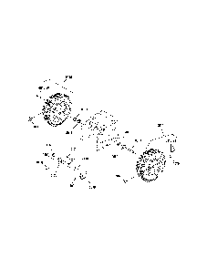 Wheels & tires Diagram and Parts List for 13088768  Snapper Snow Blower