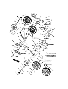 Part Location Diagram of 7076978 Snapper NUT, Hex-Head, Nylock, 1/4-20