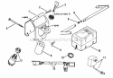 Electric Start (84 Models  Earlier) Diagram and Parts List for 214X1PS 80'S Snapper Lawn Mower