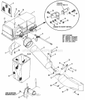 Twin-Bag Catcher Accessory Diagram and Parts List for 25086S  Snapper Lawn Tractor