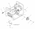 Generator Wheel Kit Diagram and Parts List for G30000  Snapper Generator