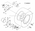 Wheels - Rear Diagram and Parts List for 2811X6S  Snapper Lawn Tractor