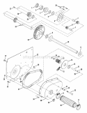 Differential Rh Fender Diagram and Parts List for 2811X6S  Snapper Lawn Tractor