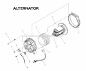 Alternator Diagram and Parts List for G56000  Snapper Generator