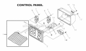 Control Panel Diagram and Parts List for G56000  Snapper Generator