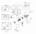 Generator Main Unit Diagram and Parts List for G62000 30216 Snapper Generator