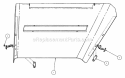 Hood Group Diagram and Parts List for GC9520KW 84449 Snapper Lawn Tractor