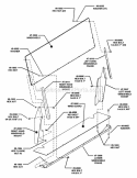 Windshield Kit Accessory Group (Kit No 63178) Diagram and Parts List for GC9520KW 84449 Snapper Lawn Tractor