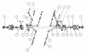 Front Suspension Group Diagram and Parts List for GC9520KW 84449 Snapper Lawn Tractor