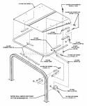 Sun Shade Kit Accessory Group (Kit No 63151) Diagram and Parts List for GC9520KW 84449 Snapper Lawn Tractor