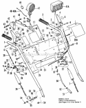 Part Location Diagram of 7015960YP Briggs and Stratton (s) guide cable