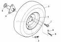 Part Location Diagram of 7051803 Snapper Assembly, Wheel & Tire