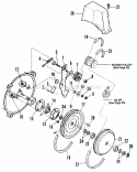 Belts Idler Drive Plate Sheave Diagram and Parts List for 5241  Snapper Snow Blower