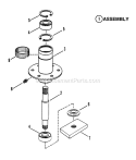 Part Location Diagram of 7027641 Snapper Spindle
