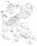 Frame Group - Power Steering Diagram and Parts List for GT255400 2690630 Snapper Lawn Tractor