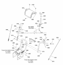 Handles  Controls Group Diagram and Parts List for H824RX 1695851 Snapper Snow Blower