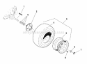 Tire  Wheel Group Diagram and Parts List for HC32KAV13E  Snapper Lawn Mower