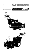 Decals - Brand  Model Diagram and Parts List for HC32KAV13E  Snapper Lawn Mower
