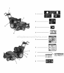 Part Location Diagram of 5100712YP Briggs and Stratton Decal danger fire (