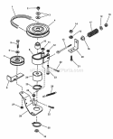 Blade Brake Belts Diagram and Parts List for HWPS26600RV  Snapper Lawn Mower