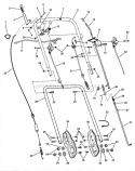Part Location Diagram of 7029333 Snapper Control, Throttle/Choke Briggs Engine