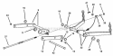 Mower Deck Assembly (Part 2) Diagram and Parts List for HZS14331BVE  Snapper Lawn Tractor
