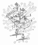 Part Location Diagram of 7033366YP Murray BRACE SPINDLE