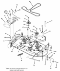 Mower Deck Assembly (Part 3) Diagram and Parts List for HZS15422KVE  Snapper Lawn Tractor