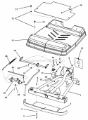 Part Location Diagram of 7047099 Snapper Bracket, Saddle