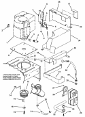 Engine Components (Part 1) Diagram and Parts List for HZS18482BVE  Snapper Lawn Tractor