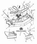 48 Mower Deck Assembly (Series 3) (Part 2) Diagram and Parts List for HZS18483BVE  Snapper Lawn Tractor