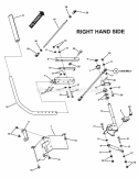 Twin Stick Control Assembly (RH) Diagram and Parts List for HZT21481BV 7800026 Snapper Lawn Tractor