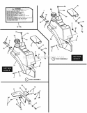 Fuel Tank Assembly Rh (Series 0) Diagram and Parts List for HZT21481BV 7800026 Snapper Lawn Tractor