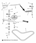 Hydro Idler Assembly Diagram and Parts List for HZT21481BV 7800026 Snapper Lawn Tractor