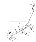 Part Location Diagram of 7034301YP Murray (S) BRACKET WORM SHAFT