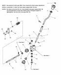 Chute Crank Control Diagram and Parts List for EI75246 7800138 Snapper Snow Blower