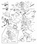 Engine Pulleys Idler (7-12 8 8-12 Hp Briggs) Diagram and Parts List for EI75246 7800138 Snapper Snow Blower