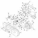 Shift  Drive Components Diagram and Parts List for IR4001 85329 Snapper Tiller