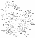 Handles  Controls Group Diagram and Parts List for L1226EX 1696010 Snapper Snow Blower