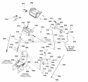 Handles  Controls Group - Steel Dash Diagram and Parts List for L1630E 1695682 Snapper Snow Blower