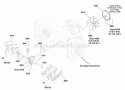 Auger Drive Group Diagram and Parts List for L1730E 1696006 Snapper Snow Blower