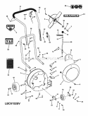 Blower Assembly (Series 2) Diagram and Parts List for LBC6152BV 7085914 Snapper Leaf Blower / Vacuum