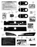 Part Location Diagram of 7073461 Snapper Decal, Warning Safety Instructions