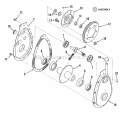 Primary Chain Case - Series 0 Diagram and Parts List for LT11000  Snapper Lawn Tractor