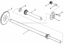 Rear Axle-Differential Diagram and Parts List for LT11001  Snapper Lawn Tractor