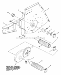 Transmission Support  Components (Part 1) Diagram and Parts List for ELT125D331KV  Snapper Lawn Tractor