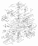 Cutting Deck - 33 Belts Brakes Diagram and Parts List for ELT125D331KV  Snapper Lawn Tractor