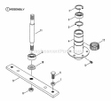 Spindle - 30 Cutting Deck Diagram and Parts List for LT120G30BB  Snapper Lawn Tractor
