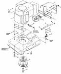 Part Location Diagram of 7022498YP Snapper Pulley Assembly